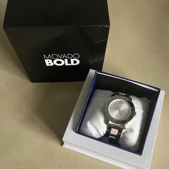 Women’s Movado Ceramic Bold watch.